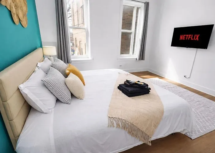 Modern 3br King Near United Center Apartamento Chicago